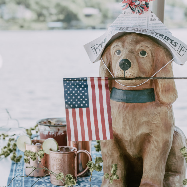 Patriotic Vibes at the Lake