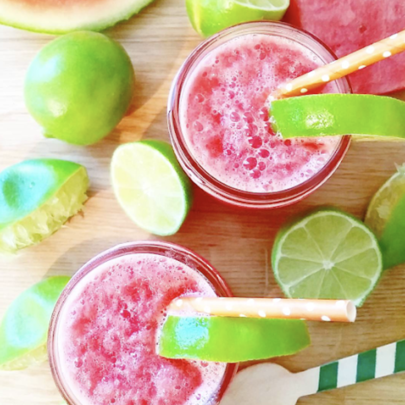 Watermelon Lime Slushies for All Ages
