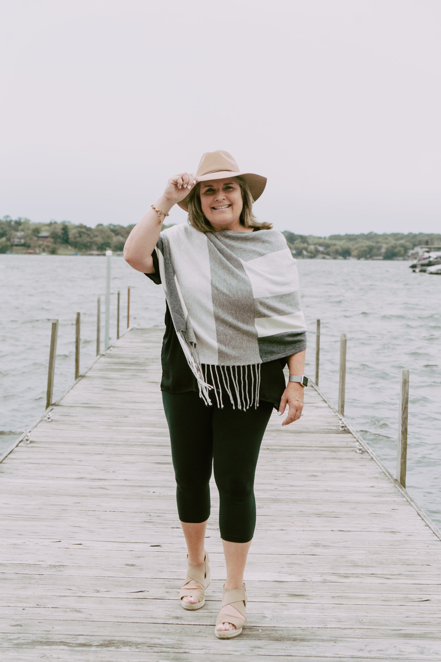 The Striped Poncho